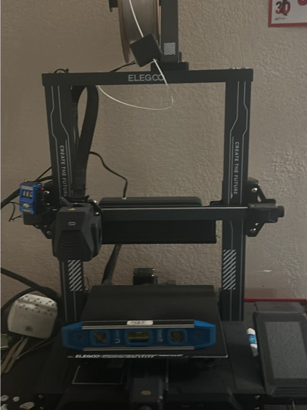 Lego Black 3D Printer with Blue Control Panel